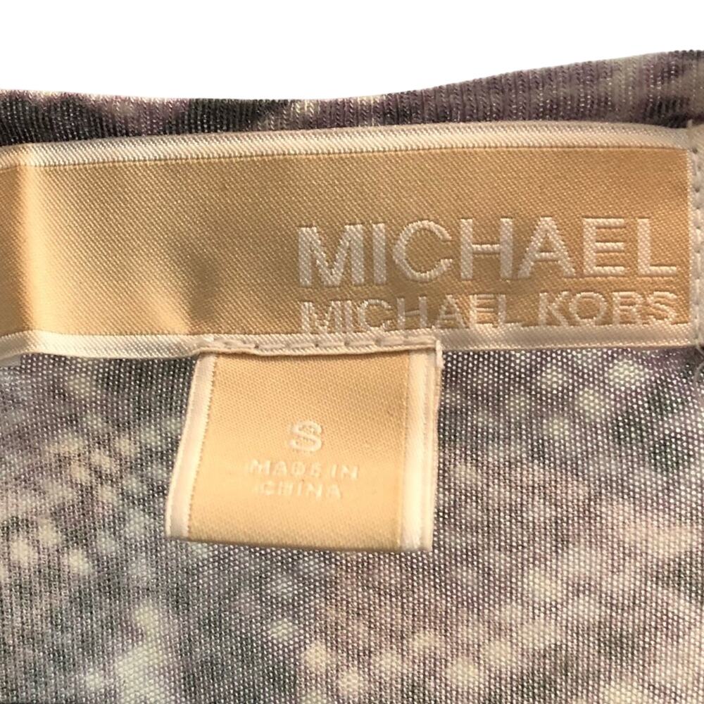 Michael Kors Purple Python Printed Sequin Dress S… - image 4